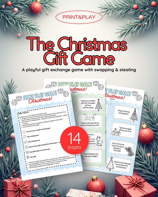 Christmas Gift Game – Gift Exchange Edition (Printable)